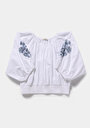 thumb-Afficher les détails de Chemise À Manches Longues Blanc Fashion Fit Jakarli Uni Femme