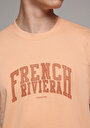 thumb-Afficher les détails de T-shirt À Manches Courtes Saumon Regular Fit Droit Homme