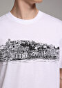 thumb-Afficher les détails de T-shirt À Manches Courtes Blanc Regular Fit Droit Homme