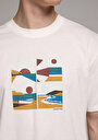 thumb-Afficher les détails de T-shirt À Manches Courtes Blanc Regular Fit Droit Homme