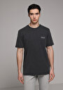thumb-Afficher les détails de T-shirt À Manches Courtes Anthracite Regular Fit Droit Homme