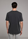 thumb-Afficher les détails de T-shirt À Manches Courtes Anthracite Regular Fit Droit Homme
