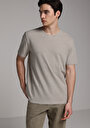thumb-Afficher les détails de T-shirt À Manches Courtes Ecru Regular Fit Rayé Homme