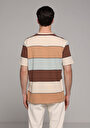 thumb-Afficher les détails de T-shirt À Manches Courtes Corail Regular Fit Rayé Homme