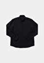 thumb-Afficher les détails de Chemise À Manches Longues Marine Regular Fit Droit Lin Homme