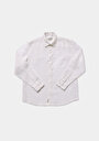 thumb-Afficher les détails de Chemise À Manches Longues Blanc Regular Fit Droit Lin Homme