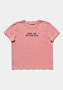 thumb-Afficher les détails de T-shirt À Manches Courtes Rose Regular Fit Imprimé Femme