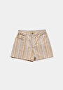 thumb-Afficher les détails de Short Beige Regular Fit Femme