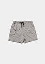 thumb-Afficher les détails de Short De Bain Anthracite Slim Fit Doublé Homme