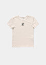 thumb-Afficher les détails de T-shirt À Manches Courtes Ecru Slim Fit Brodé Femme