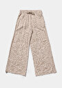 thumb-Afficher les détails de Pantalon Beige Straight Leg High Rise En Uni Regular Fit Femme