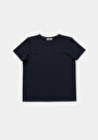 thumb-Afficher les détails de T-shirt À Manches Courtes Marine Regular Fit Droit Femme