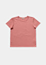 thumb-Afficher les détails de T-shirt À Manches Courtes Rose Regular Fit Droit Femme
