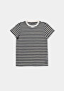 thumb-Afficher les détails de T-shirt À Manches Courtes Marine Regular Fit Rayé Femme