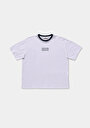thumb-Afficher les détails de T-shirt À Manches Courtes Blanc Oversize Fit Imprimé Femme