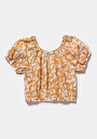 thumb-Afficher les détails de Chemise À Manches Courtes Jaune  Fashion Fit Femme