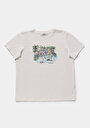 thumb-Afficher les détails de T-shirt À Manches Courtes Blanc Regular Fit Imprimé Femme