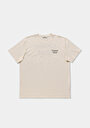 thumb-Afficher les détails de T-shirt À Manches Courtes Ecru Comfort Fit Droit Homme