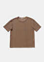 thumb-Afficher les détails de Tricoter Marron Regular Fit  Femme