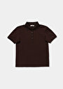 thumb-Afficher les détails de Marron Slim Fit  Droit Pique Femme
