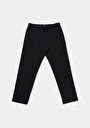 thumb-Afficher les détails de Pantalon Noir Straight Leg Medium Rise En Sergé Regular Fit Homme