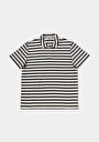 thumb-Afficher les détails de T-shirt Polo À Manches Courtes Marine Rayé Regular Fit Homme