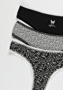 thumb-Afficher les détails de Sous-vêtements Multicolou Comfort Fit  Femme