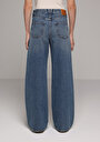 thumb-Afficher les détails de 970 Berry Pantalon  Wide Leg High Rise En Jean Regular Fit Femme