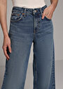 thumb-Afficher les détails de 970 Berry Pantalon  Wide Leg High Rise En Jean Regular Fit Femme