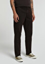 thumb-Afficher les détails de Pantalon Marron Straight Leg Medium Rise En Chino Regular Fit Homme