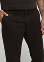 thumb-Afficher les détails de Pantalon Marron Straight Leg Medium Rise En Chino Regular Fit Homme
