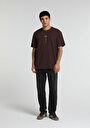 thumb-Afficher les détails de T-shirt À Manches Courtes Marron Comfort Fit Jakarli Homme
