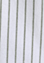 thumb-Afficher les détails de Chemise À Manches Longues Vert Regular Fit Rayé Lin Homme
