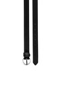 thumb-Afficher les détails de Ceinture Noir Modern Fit Femme