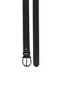 thumb-Afficher les détails de Ceinture Noir Modern Fit Femme