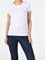 thumb-Afficher les détails de T-shirt À Manches Courtes Blanc Slim Fit  Femme