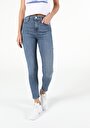 thumb-Afficher les détails de 760 Diana Pantalon Bleu Skinny  Leg  En  Super Slim Fit Femme