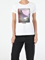 thumb-Afficher les détails de T-shirt À Manches Courtes Blanc Regular Fit  Femme