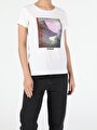thumb-Afficher les détails de T-shirt À Manches Courtes Blanc Regular Fit  Femme