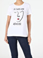 thumb-Afficher les détails de T-shirt À Manches Courtes Blanc Regular Fit  Femme