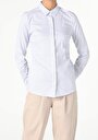 thumb-Afficher les détails de Chemise À Manches Longues Bleu Süper Slim Fit-stretch   Femme