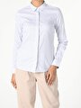 thumb-Afficher les détails de Chemise À Manches Longues Bleu Süper Slim Fit-stretch   Femme