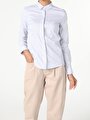 thumb-Afficher les détails de Chemise À Manches Longues Bleu Süper Slim Fit-stretch   Femme
