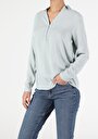 thumb-Afficher les détails de Chemise À Manches Longues Vert Regular Fit   Femme