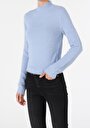 thumb-Afficher les détails de Pull Bleu Slim Fit   Femme