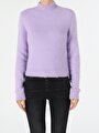 thumb-Afficher les détails de Pull Violet Slim Fit   Femme