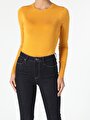 thumb-Afficher les détails de Pull Jaune Slim Fit   Femme