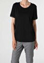 thumb-Afficher les détails de T-shirt À Manches Courtes Noir Regular Fit  Femme