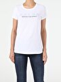 thumb-Afficher les détails de T-shirt À Manches Courtes Blanc Regular Fit  Femme