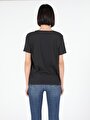 thumb-Afficher les détails de T-shirt À Manches Courtes Anthracite Regular Fit  Femme